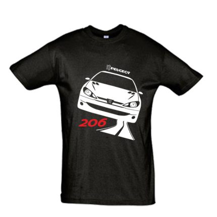 Μπλουζάκι με τύπωμα Peugeot 206 Road