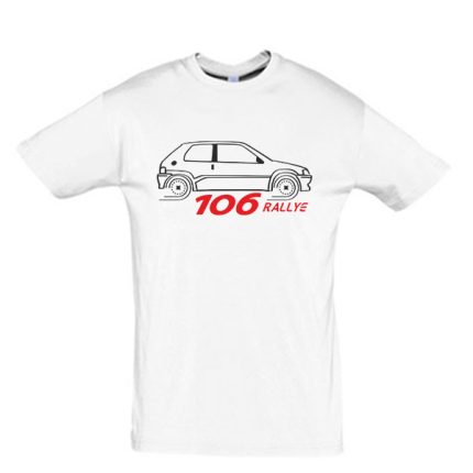Μπλουζάκι με τύπωμα Peugeot 106 Rallye