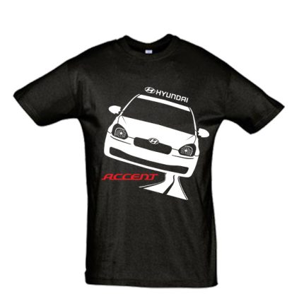 Μπλουζάκι με τύπωμα Hyundai Accent old Road