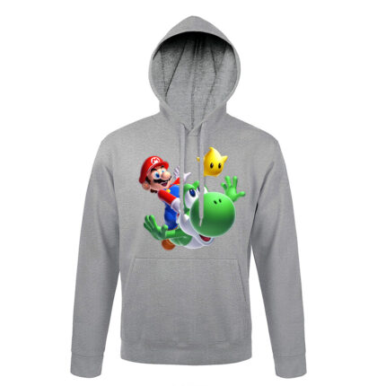 Hoodie Mario and Yoshi