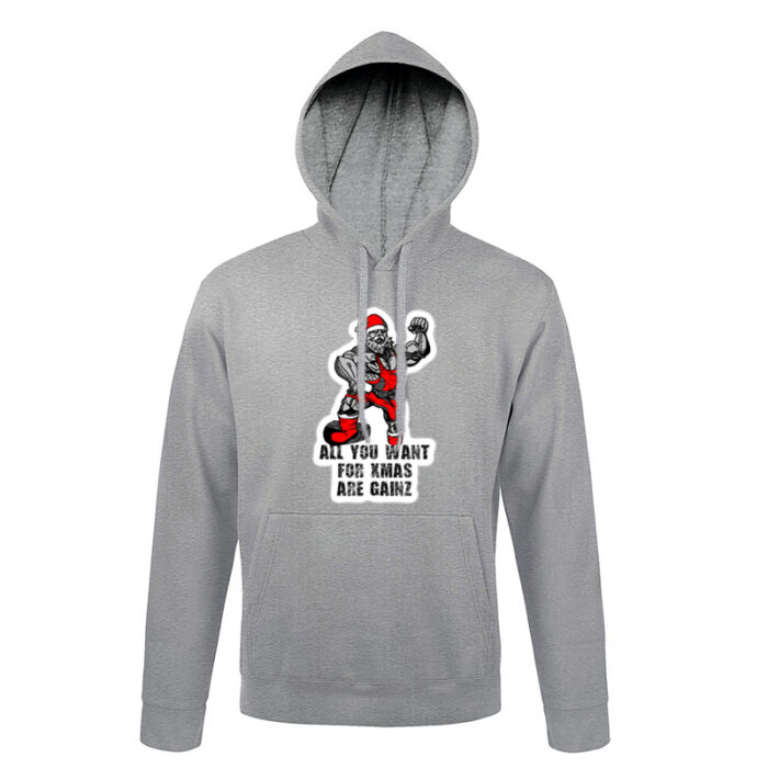 Hoodie Santa Bodybuilding