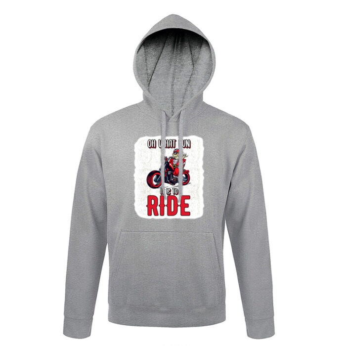 Hoodie Santa ride